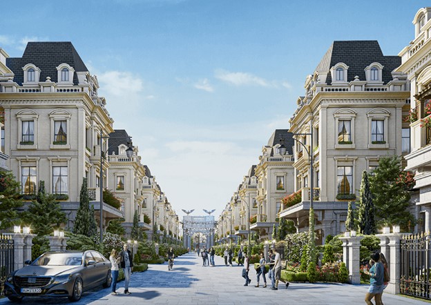 khuôn viên tại sunshine capital tân lập